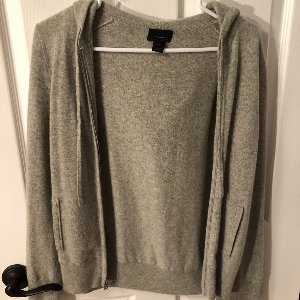 J.crew cashmere hoodie